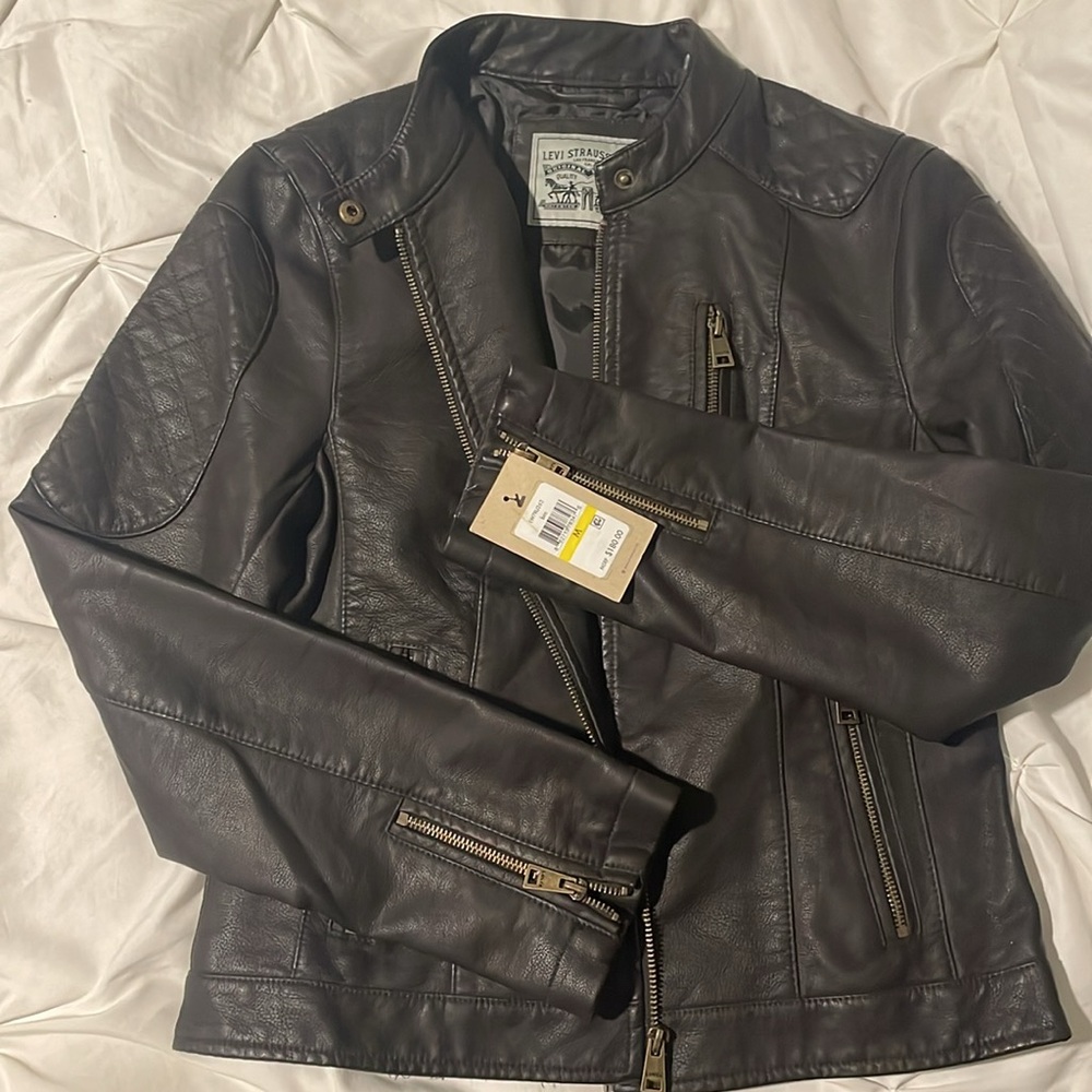 BNWT Levi’s imitation leather jacket.